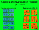 Addition and Subtraction Puzzles!