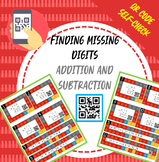 Addition and Subtraction QR Codes Task Cards