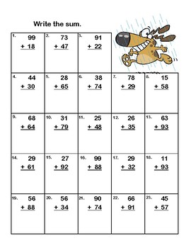 addition and subtraction regrouping worksheets grades 2 3 ccss tpt
