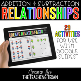 Addition and Subtraction Relationships (Fact Families) Act
