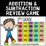 Addition and Subtraction Word Problems Review Game