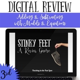 Addition and Subtraction Review Game - Stinky Feet Math fo