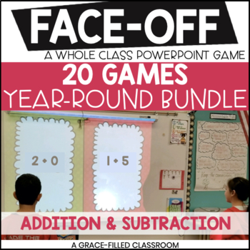 Preview of Addition and Subtraction Facts (YEARLONG Bundle)