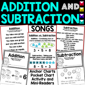 Preview of Addition and Subtraction Songs and More