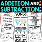 Addition and Subtraction Songs and More