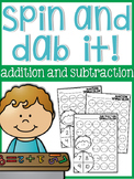 Addition and Subtraction Spin and Dab it