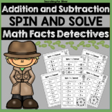 Addition & Subtraction: Spin & Solve No-Prep