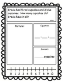 Addition and Subtraction Story Problems, Kindergarten Vers