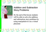 Addition and Subtraction Story Problems:key words and strategies