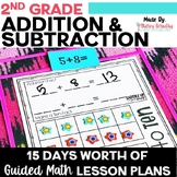 Addition and Subtraction Strategies - 2nd Grade Guided Mat
