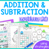 Addition and Subtraction within 20 - Math Fact Fluency Add