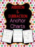 Addition and Subtraction Strategies Anchor Charts and Grap