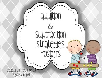 Preview of Addition and Subtraction Strategies Posters