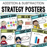 Number Talk Strategy Posters for Addition and Subtraction
