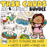 Addition and Subtraction BUNDLE | Math Task Cards Activiti