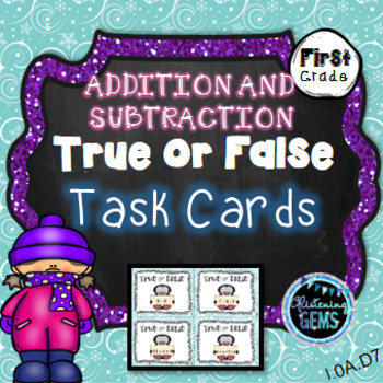 Preview of Winter Math Activity | Winter Addition and Subtraction