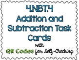Addition and Subtraction Task Cards with QR Codes