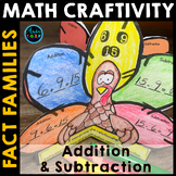 Thanksgiving Math Craft Activities Turkey Fact Families Ad