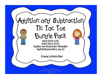 Tic Tac Toe 3 digit addition with regrouping Set 3 by Ann Fausnight