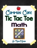 Addition and Subtraction Tic Tac Toe for 1st and 2nd
