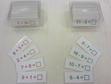 Addition and Subtraction "Tickets"  {Montessori operation colors}