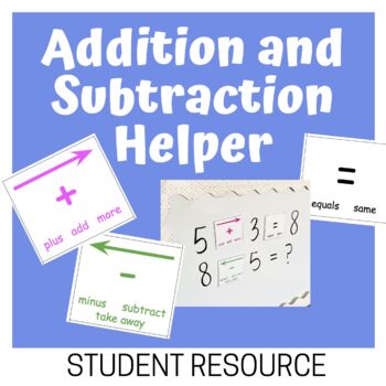 Preview of Addition and Subtraction Tools