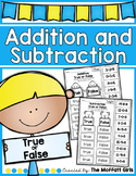 Addition and Subtraction (True or False)