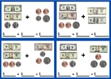 Addition and Subtraction US money - 32 task cards