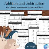 Addition and Subtraction Unit with Two Digit Numbers