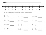 Addition and Subtraction Using a Number Line
