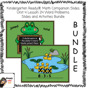 Preview of Addition and Subtraction Within 10 Word Problems and Fluency Bundle lesson 24