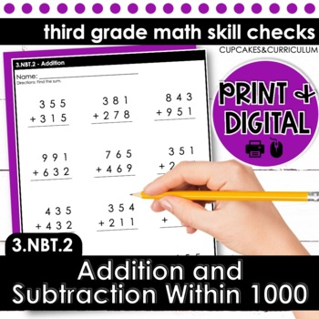 Preview of Addition and Subtraction Within 1000 | Third Grade Math 3.NBT.2
