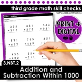 Addition and Subtraction Within 1000 | Third Grade Math 3.NBT.2