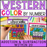 Color by Number Addition and Subtraction Within 20 End of 