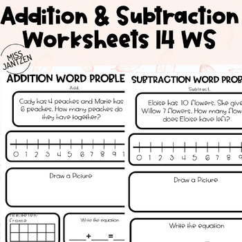 Preview of Addition and Subtraction Word Problems