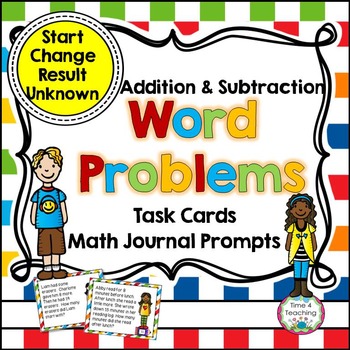 Preview of One-Step Addition and Subtraction Word Problems with Regrouping