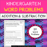 Kindergarten Word Problems (Add & Subtract) w/ Digital Opt