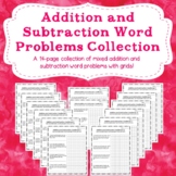 Addition and Subtraction Word Problems Collection ( With G