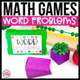 Addition and Subtraction Word Problems First Grade Math Games