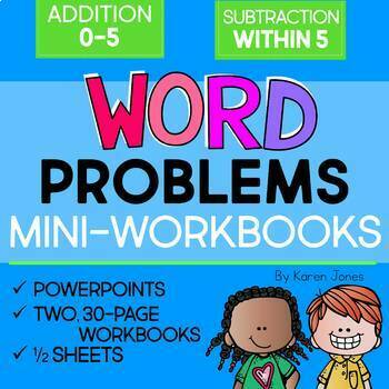 Preview of Addition and Subtraction Word Problems {within 5}