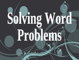 Addition and Subtraction Word Problems PowerPoint Presentation