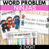 2 Digit Addition and Subtraction Word Problems Regrouping 