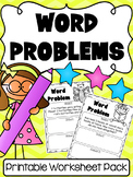 Addition and Subtraction Word Problems to 10 - Kindergarte