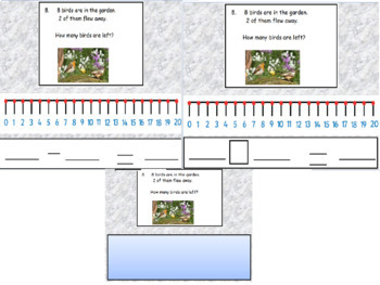 Preview of Addition and Subtraction Word Problems up to 20- Differentiated activity