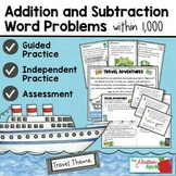 Addition and Subtraction Word Problems within 1,000 TEKS 3.4(A)