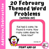 Addition and Subtraction Word Problems within 20 | Februar