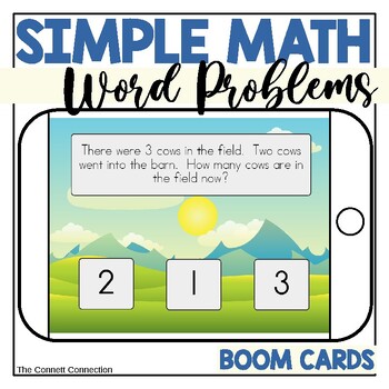 Preview of Addition and Subtraction Word Problems Boom Cards™