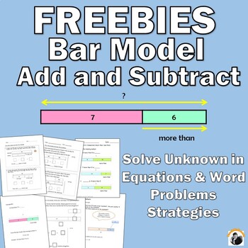 Preview of Free Math Worksheets 1st Grade 2nd Grade Addition and Subtraction