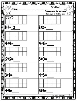 Addition and Subtraction Worksheets by Marlo Morelli | TpT