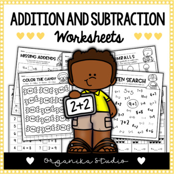 Preview of Addition and Subtraction Worksheets